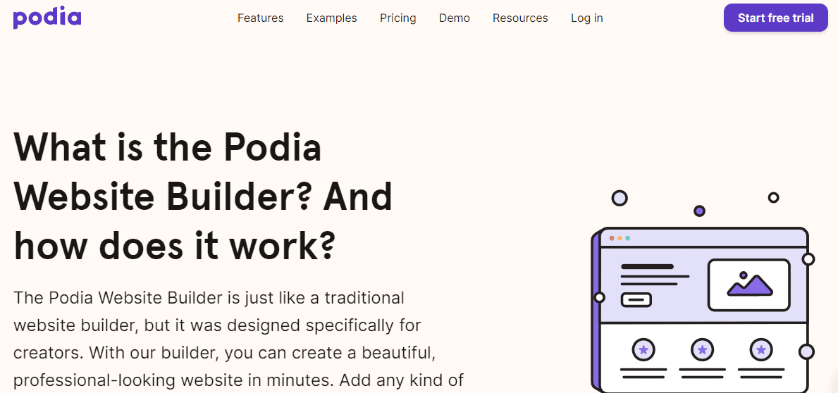 Podia-Page Builder