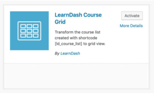 LearnDash Course Grid-Installation