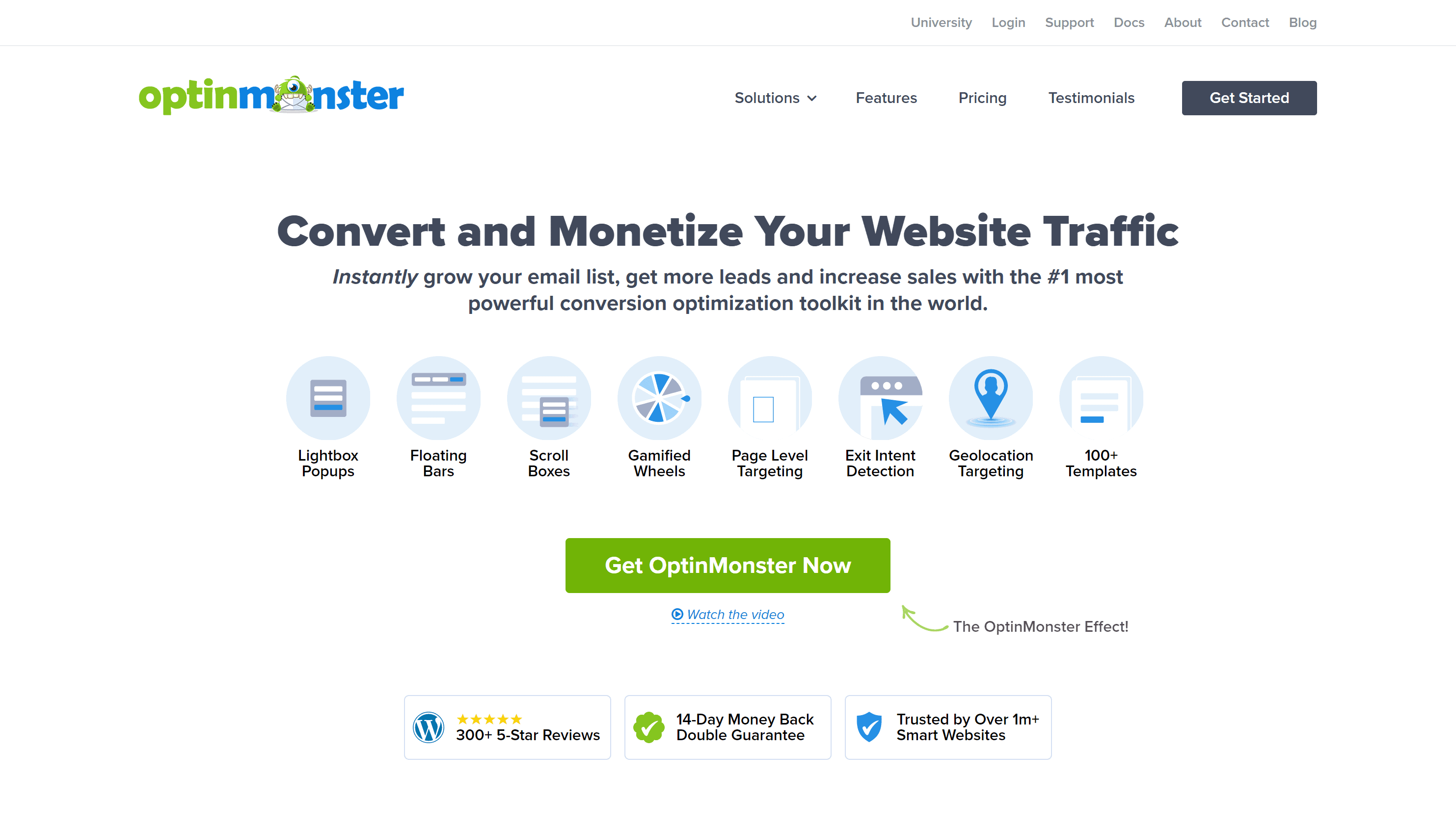 optinmonster- monetize website traffic