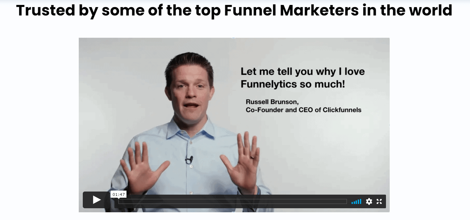 Trusted by some of the top Funnel Marketers in the world