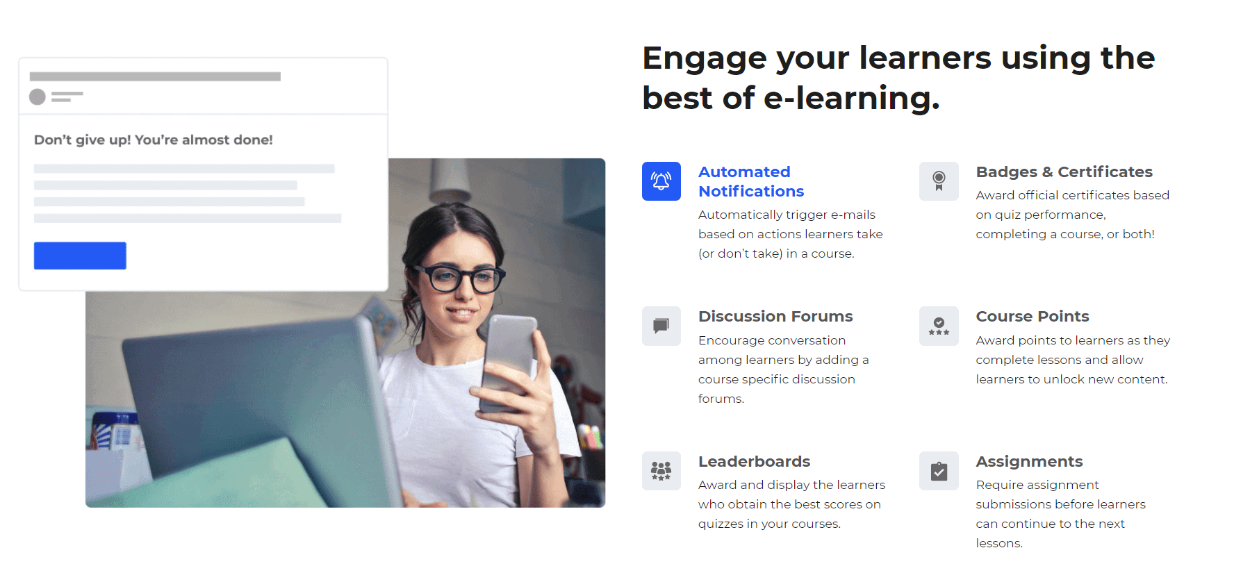 LearnDash Features - WP Courseware vs LearnDash