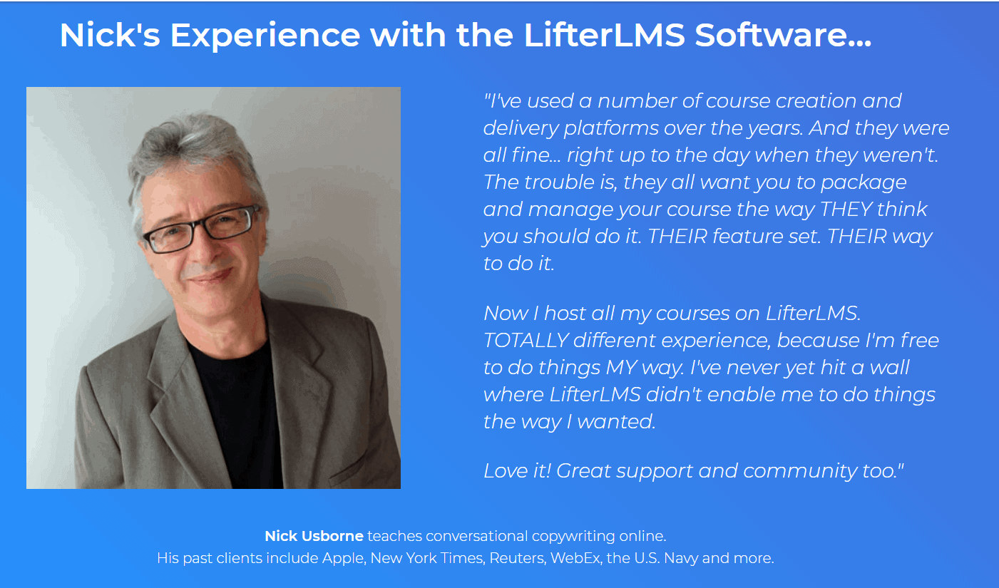 LifterLMS Overview and User Review- LearnPress Vs LifterLMS
