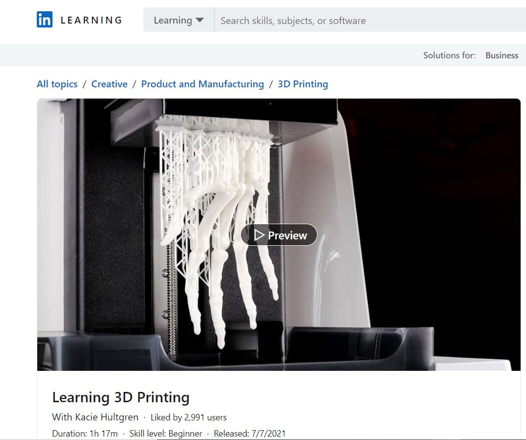 Learning 3D Printing