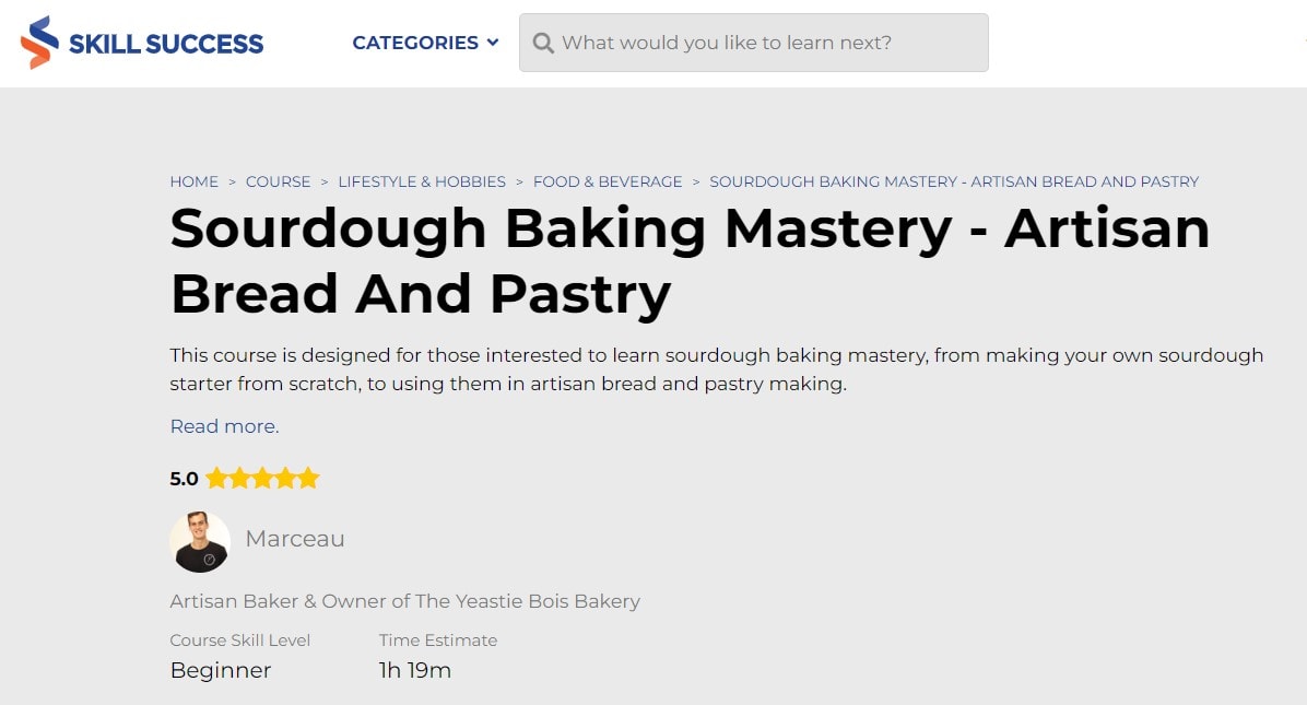 Sourdough Baking Mastery