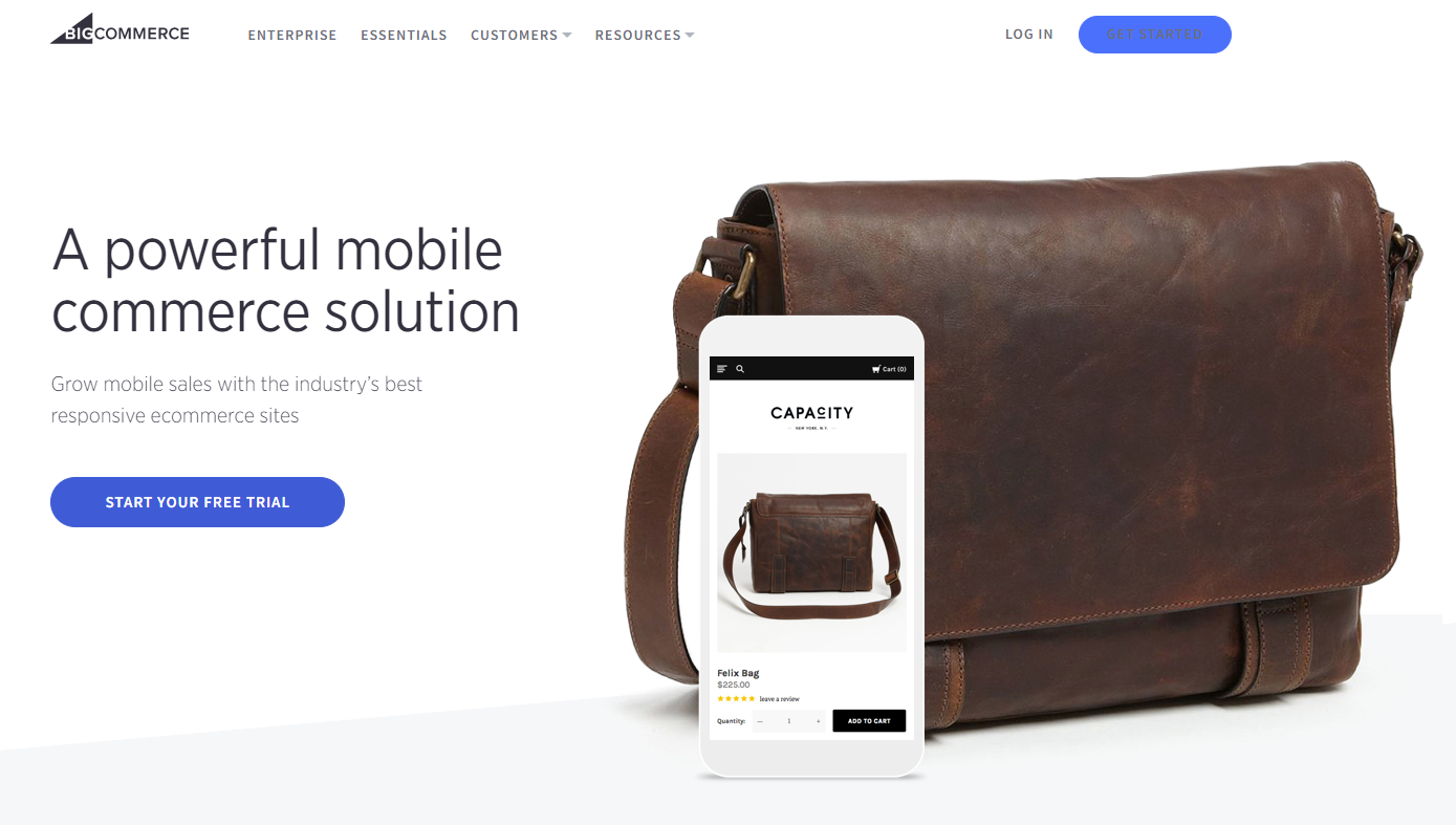 BigCommerce for Mobile Devices
