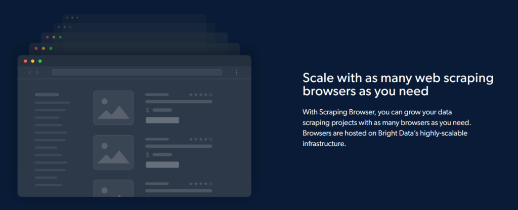 Bright Data Scraping Browser's Scalability Features