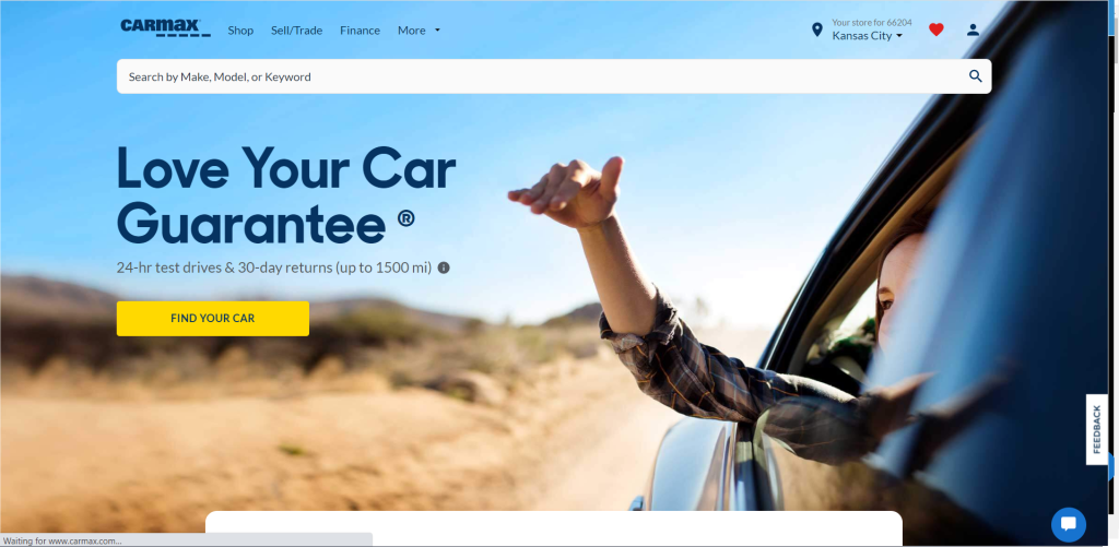 CarMax / Best Car Dealer Website 