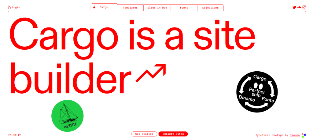 Cargo: Best Website Builder For Portfolio