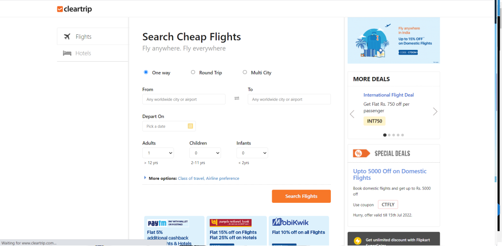 CheapTickets / best travel agency websites