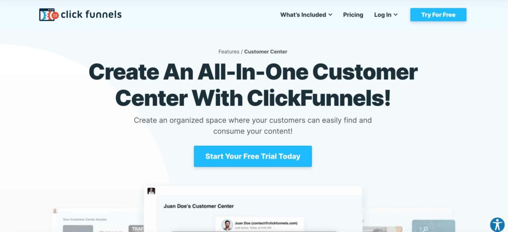 Customer Support- ClickFunnels