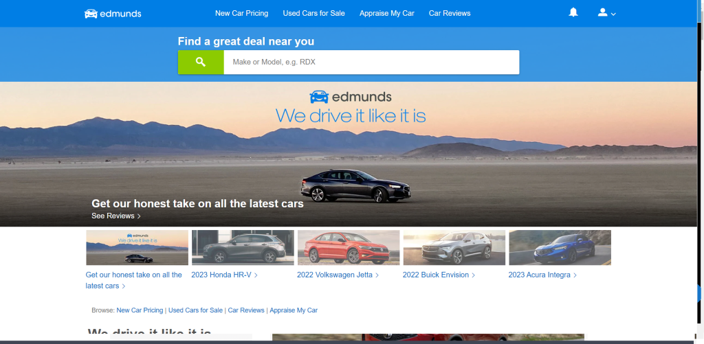 Edmunds / Best Car Dealer Website 