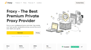 Froxy-Best-Private-Proxy-Providers