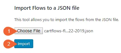 Import flos to JSON