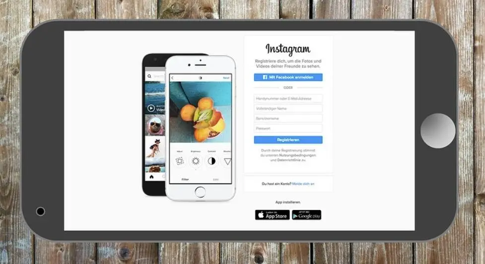 Instagram Sign Up Page