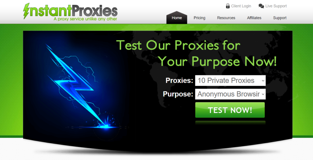 InstantProxies- Best Proxy For Facebook