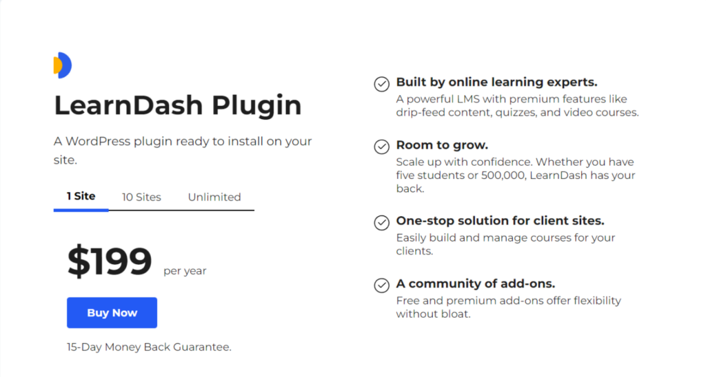 LearnDash Plugin 1 Site