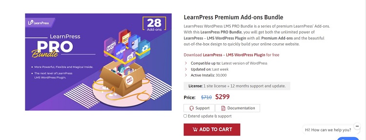 LearnPress pricing PRO