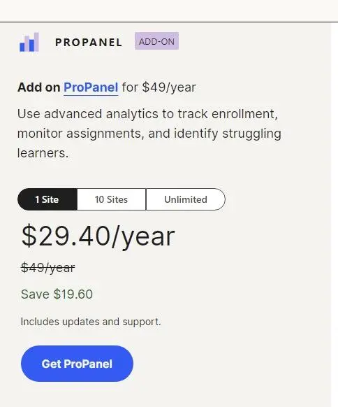 Learndash Pro Panel Pricing