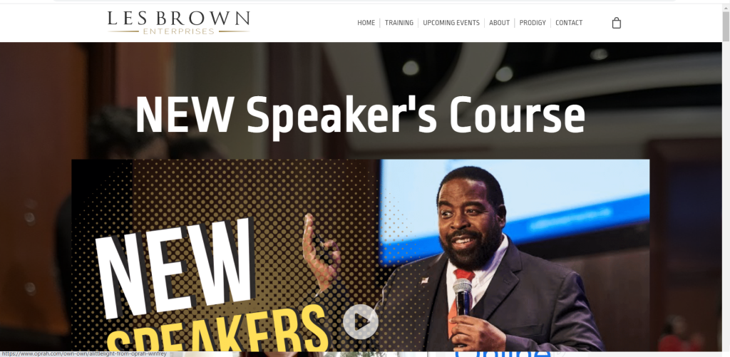 Les Brown / motivational speaker websites