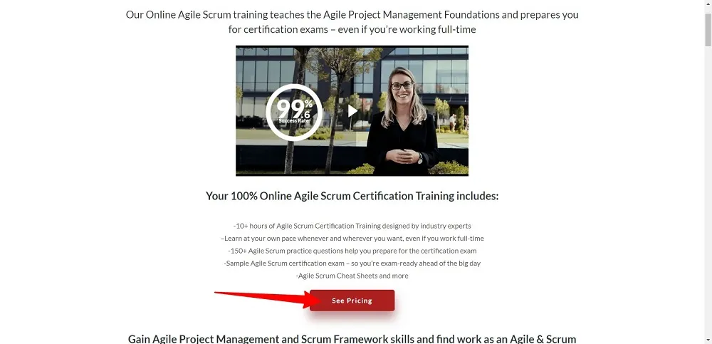Master of Project academy scrum course