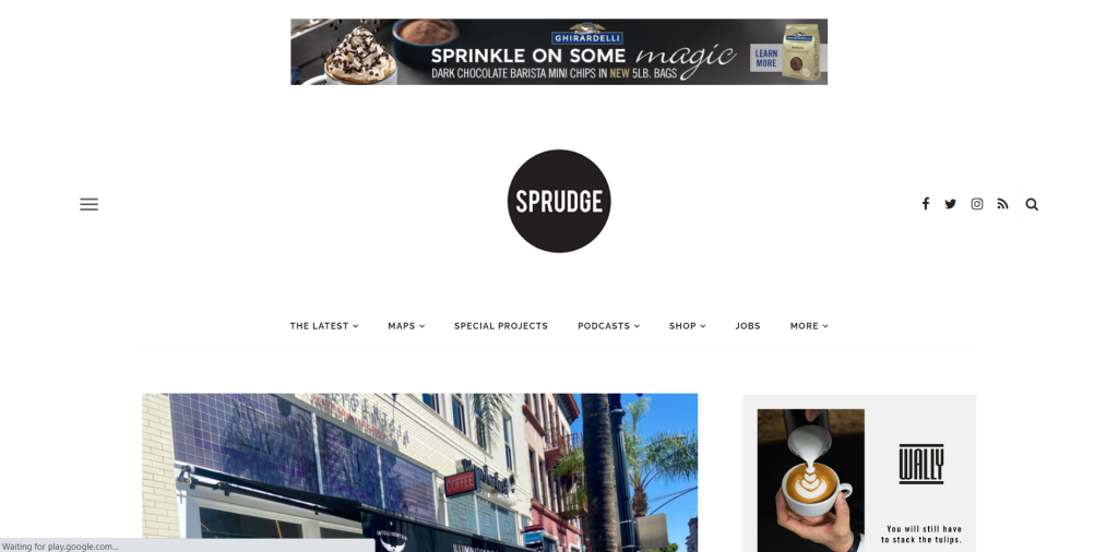 Sprudge / best coffee websites