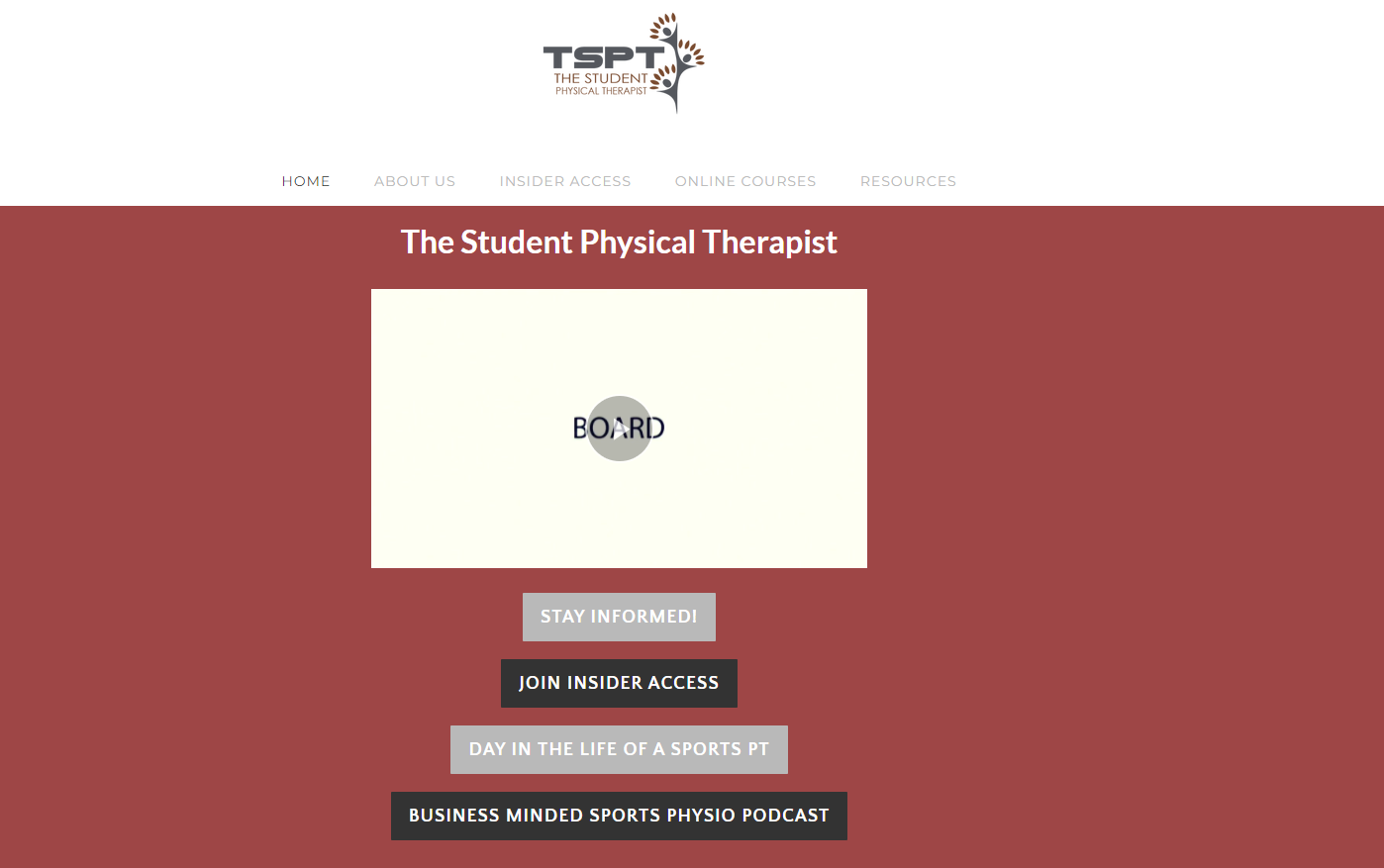The Student Physical Therapist - Weebly Blog Examples