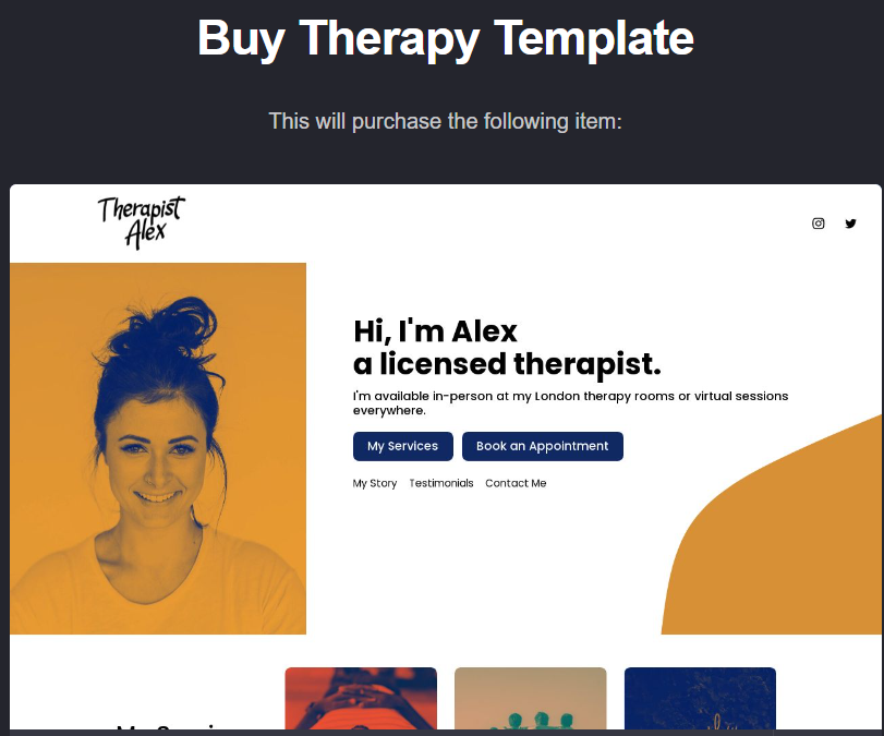 Therapy Template