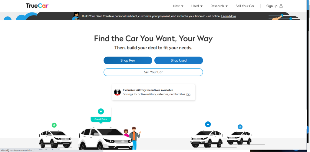 TrueCar / Best Car Dealer Website