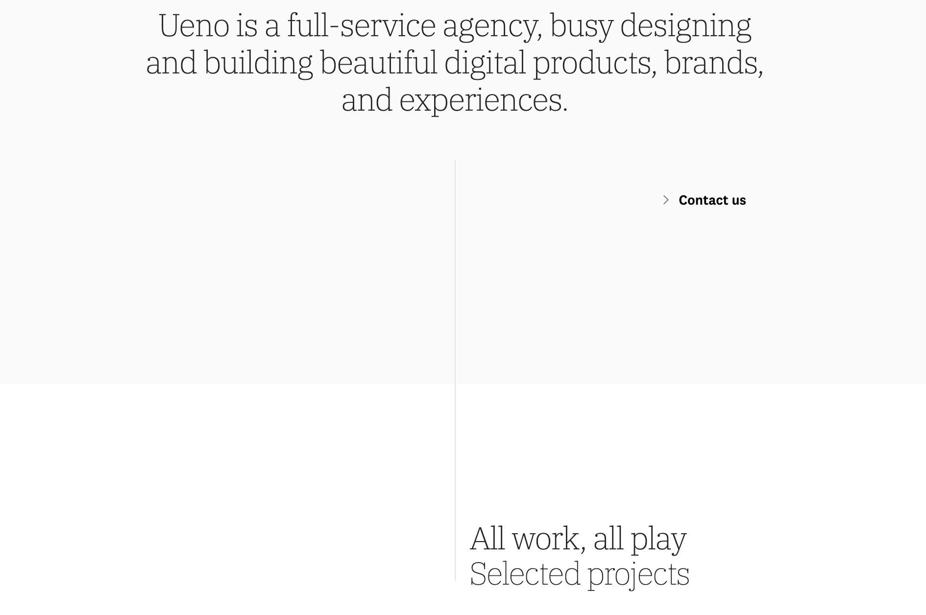 Best Web Designer Website: Ueno