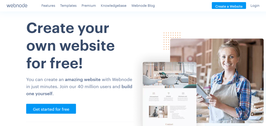 WebNode : Best Website Builder For Artists