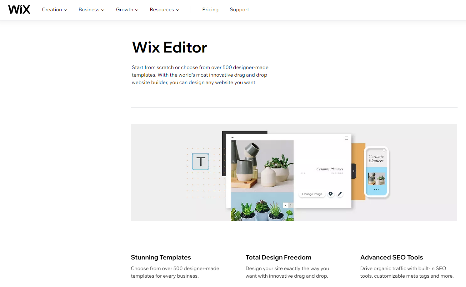 Wix Features - Webflow vs Wix