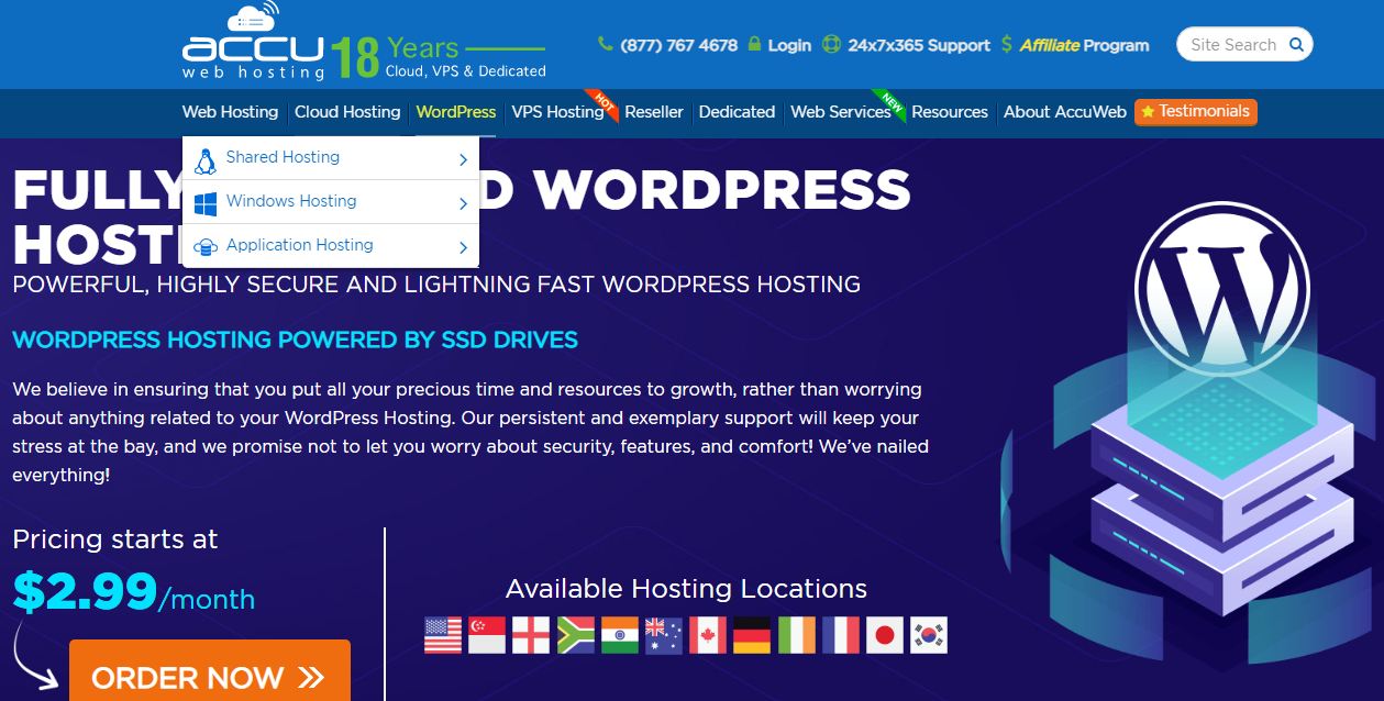 accuwebhosting-homepage