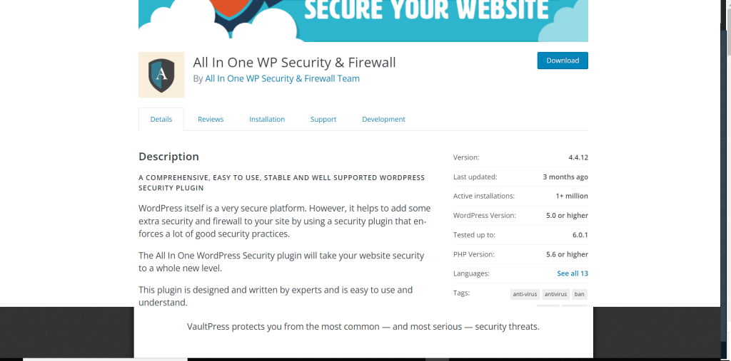 All In One WP Security 