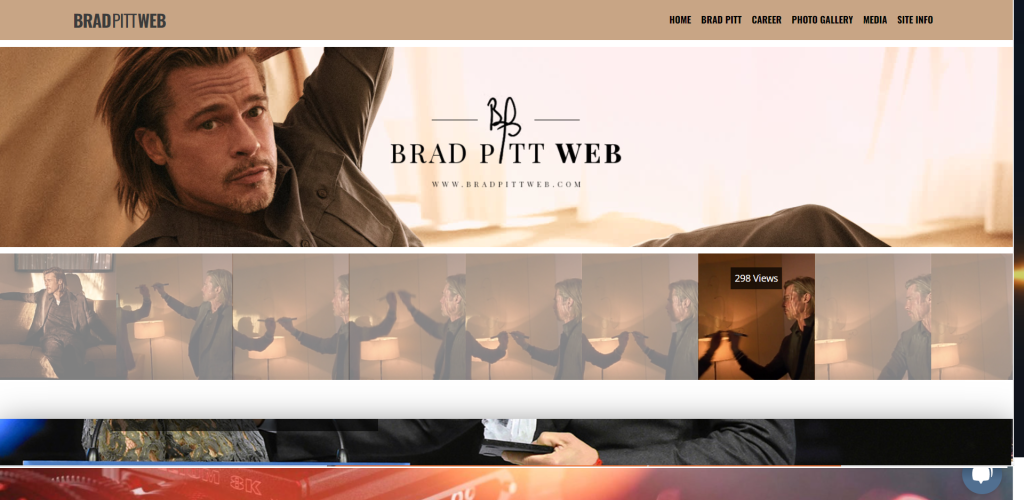brad pitt / best actor websites 