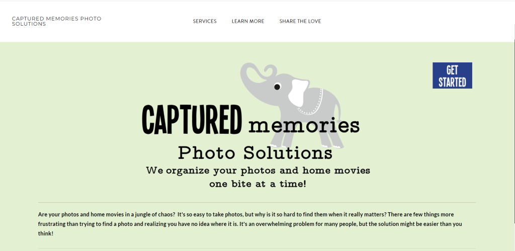 capyured memories / best videographer websites 