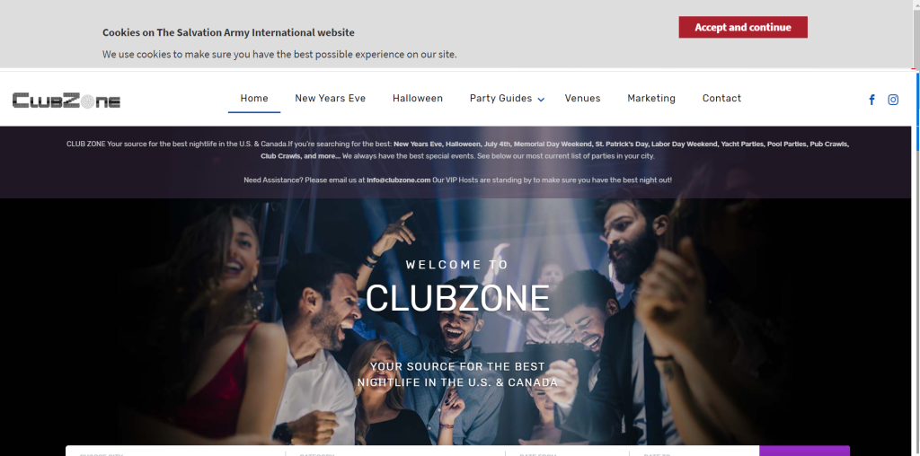 clubzone / best bar websites