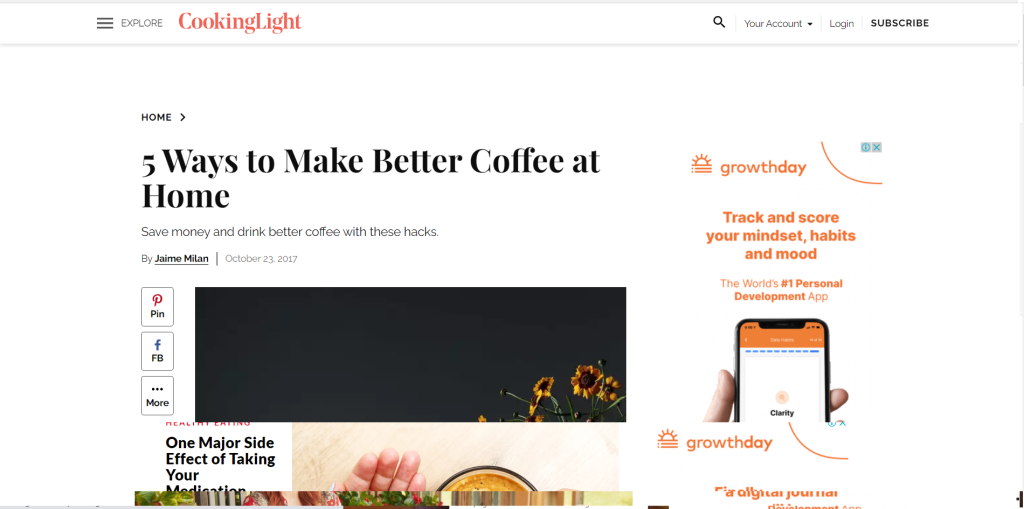 cookinglight / best coffee websites
