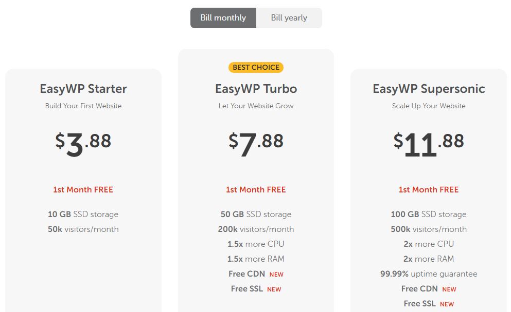 easywp-hosting-review-pricing