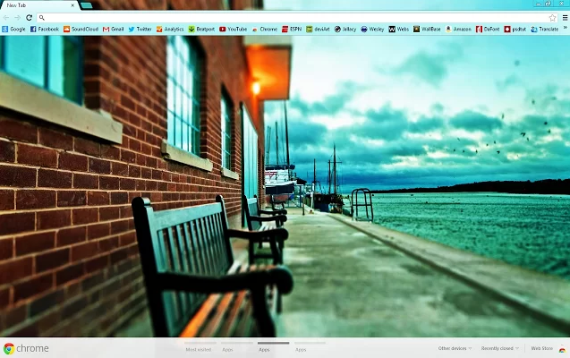 Morning Dock Google Chrome Theme