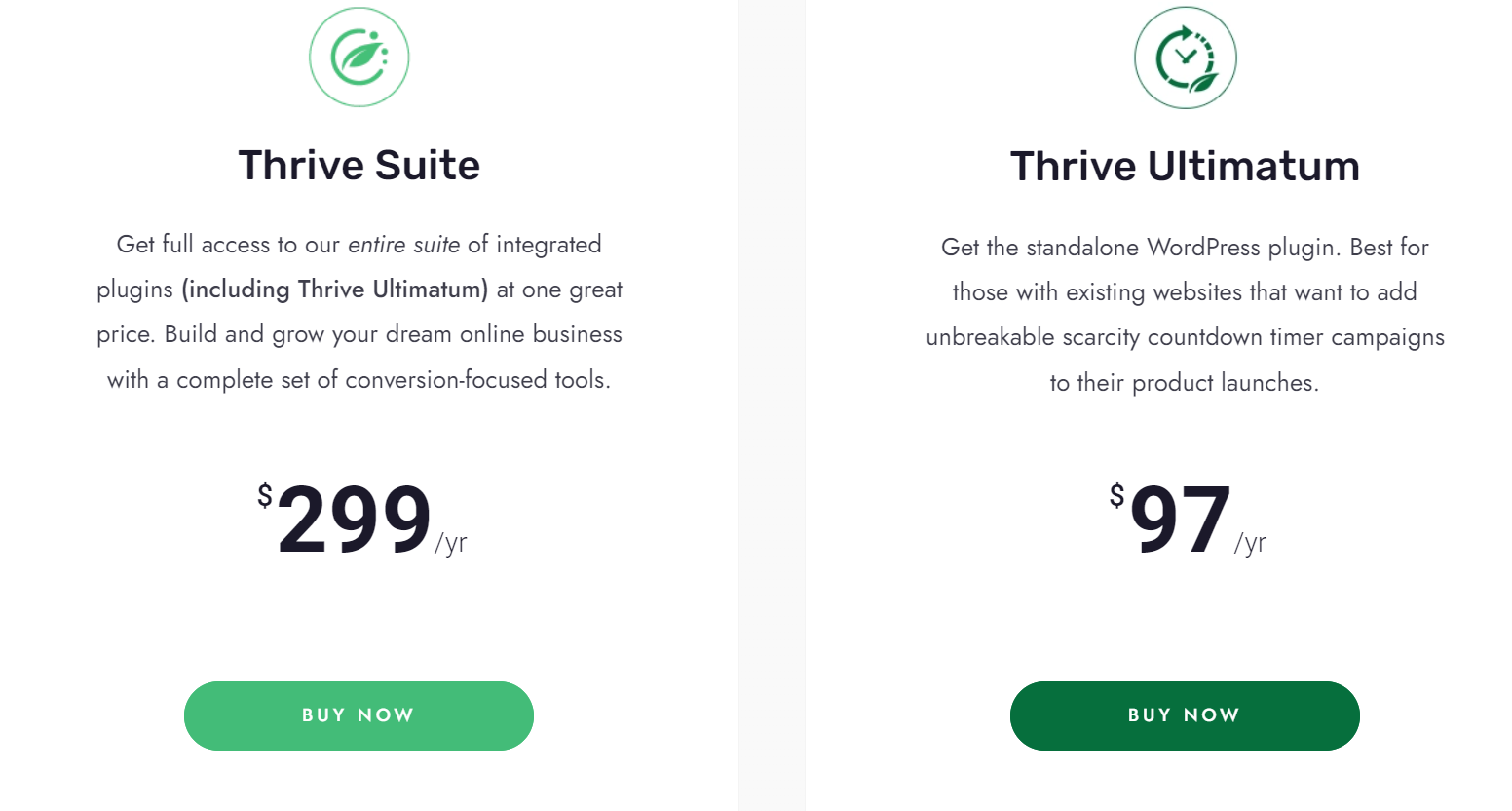 thrive-pricing