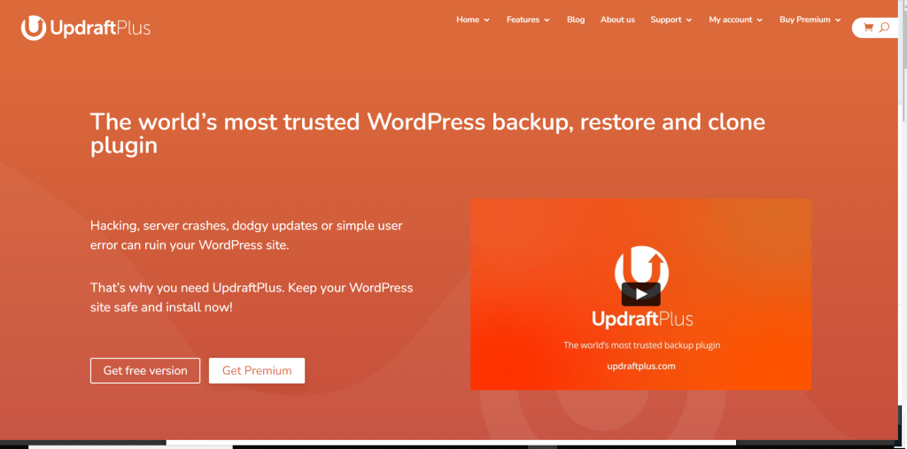 UpdraftPlus/ best wordpress backup plugin